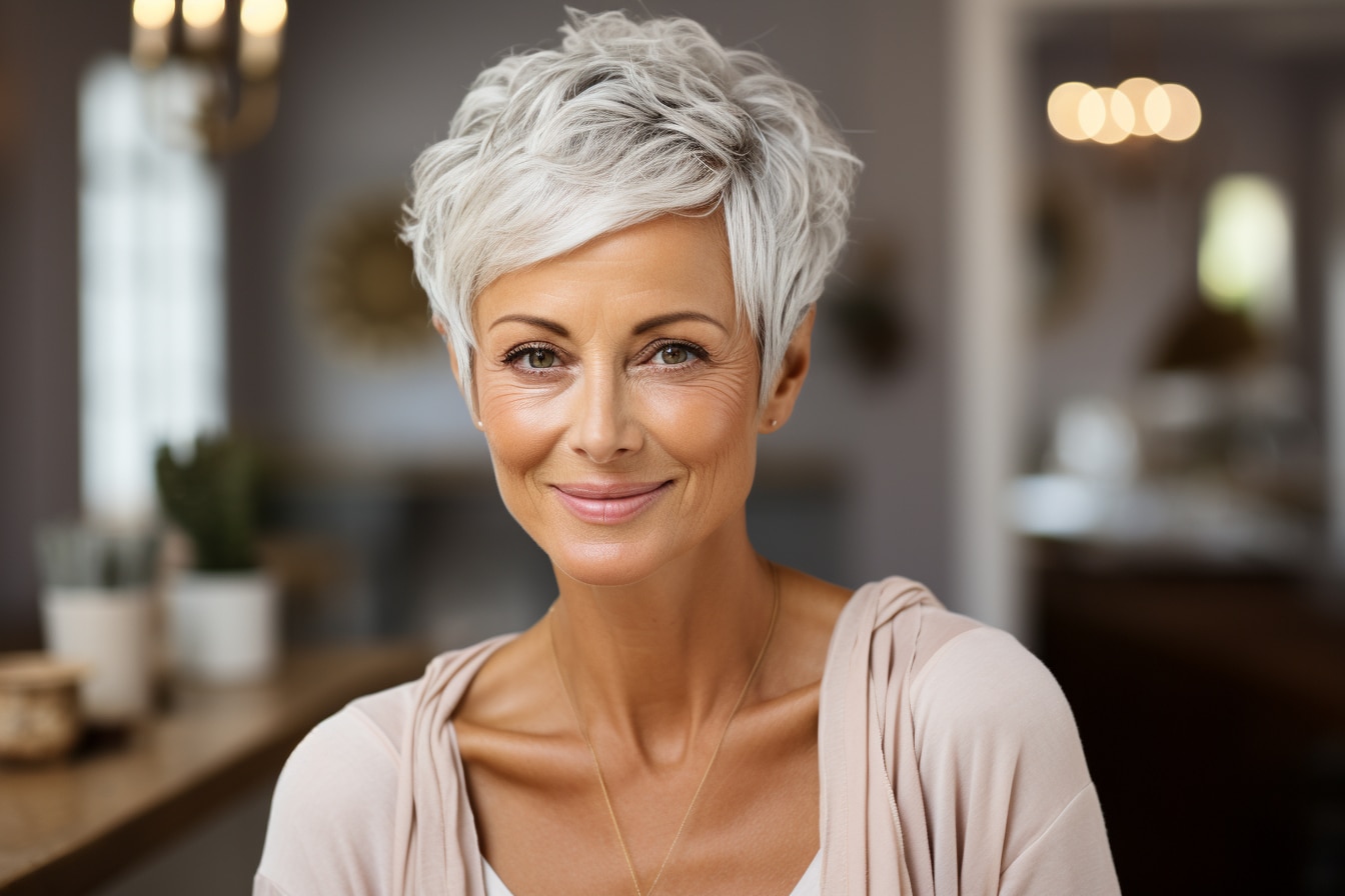 Trouvez la Coiffure Courte Parfaite pour Femmes de 65 ans et Plus